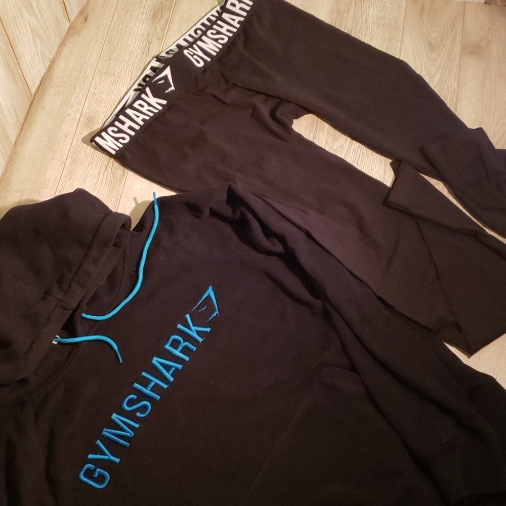 Gym Shark Large Hoodie and Large Leggings